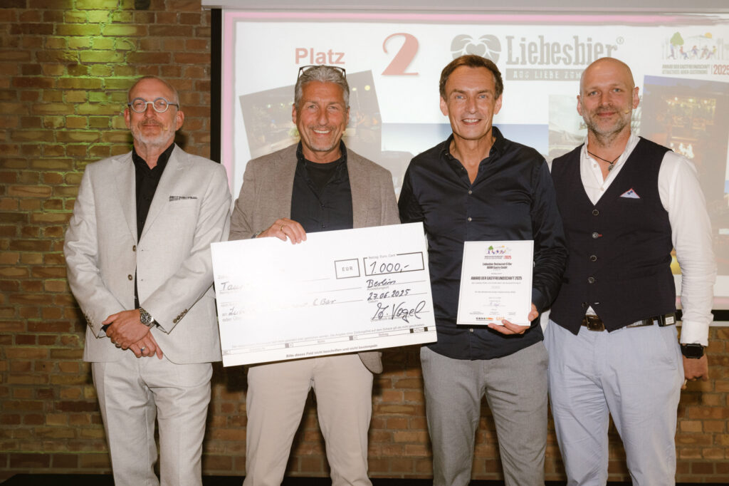 AWARD DER GASTFREUNDSCHAFT 2025 - Zweiter Platz